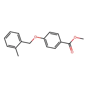 Methyl 4-[(2-methylphenyl)methoxy]benzoate structure