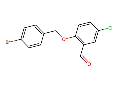 2-[(4-溴苄基)氧基]-5-氯苯甲醛 structure