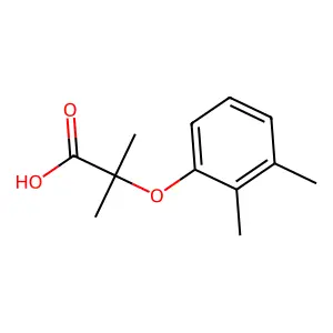 2-(2,3-Dimethylphenoxy)-2-methylpropanoic acid structure