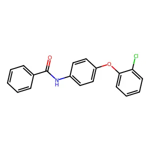 N-[4-(2-chlorophenoxy)phenyl]benzamide structure