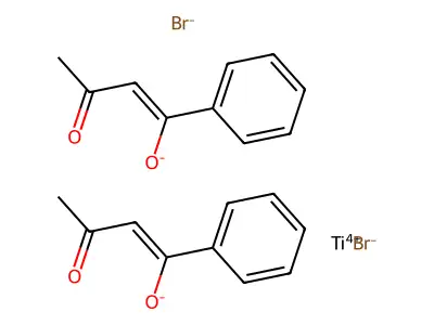 TI(Bzac)2-Br2 structure