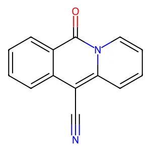 6-Oxo-6H-pyrido[1,2-b]isoquinoline-11-carbonitrile structure