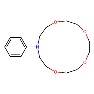 13-Phenyl-1,4,7,10-tetraoxa-13-azacyclopentadecane structure