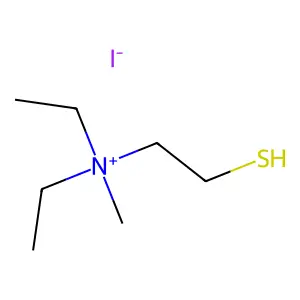 二乙基(2-巯基乙基)甲基碘化铵 structure