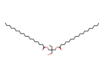 Octadecanoic acid, 1,1'-[2-ethyl-2-(hydroxymethyl)-1,3-propanediyl] ester structure