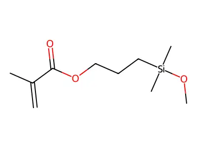 3-(Methoxydimethylsilyl)propyl methacrylate structure