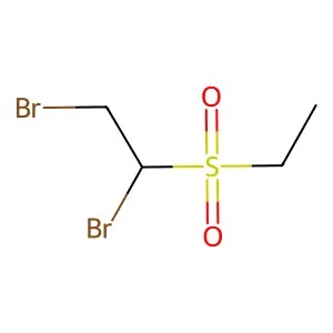 1,2-Dibromo-1-(ethanesulfonyl)ethane structure