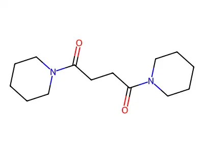 1,4-Di(piperidin-1-yl)butane-1,4-dione structure