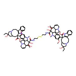 双(N-乙叉长春地辛)二硫化物 structure