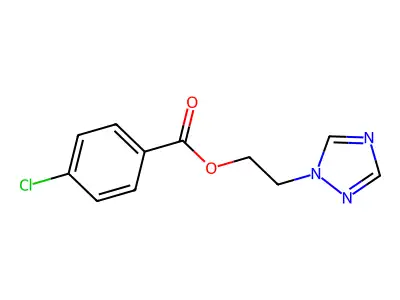 2-(1H-1,2,4-Triazol-1-yl)ethyl 4-chlorobenzoate structure