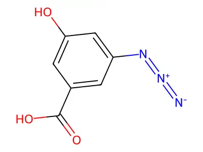 4-Azido-2-hydroxy-benzoic Acid structure