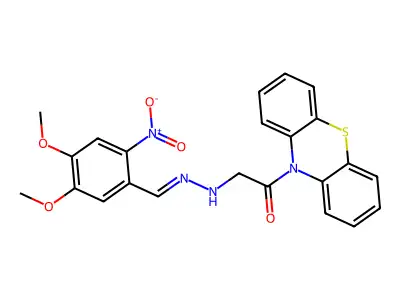 C23H20N4O5S structure
