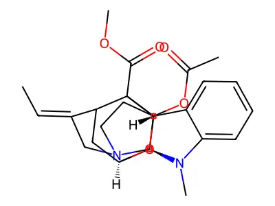 CORYMINE, ACETYL structure