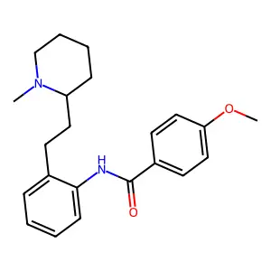 4-methoxy-N-[2-(1-piperidin-1-ylpropan-2-yl)phenyl]benzamide structure
