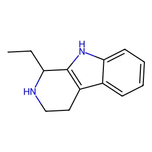 1-Ethyl-2,3,4,9-tetrahydro-1H-beta-carboline structure