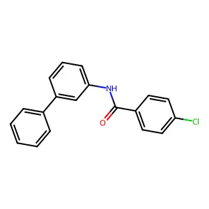 4-chloro-N-(3-phenylphenyl)benzamide structure