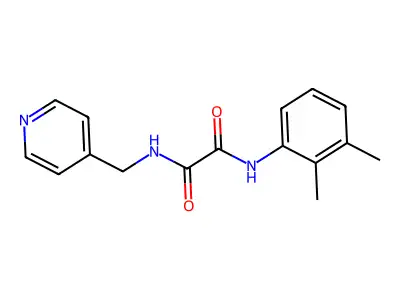 N'-(2,3-dimethylphenyl)-N-(pyridin-4-ylmethyl)oxamide structure