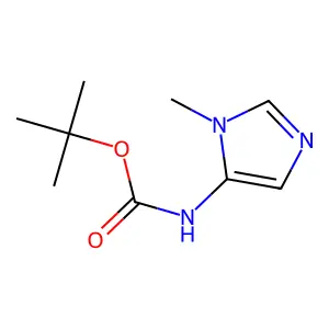 tert-butyl N-(1-methyl-1H-imidazol-5-yl)carbamate structure
