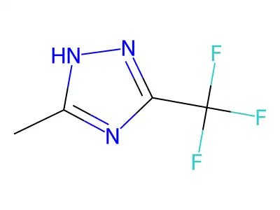 5-methyl-3-(trifluoromethyl)-1H-1,2,4-triazole structure
