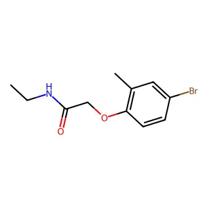 2-(4-溴-2-甲基苯氧基)-N-乙基乙酰胺 structure