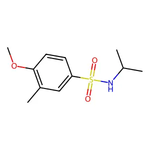 N-isopropyl-4-methoxy-3-methylbenzenesulfonamide structure