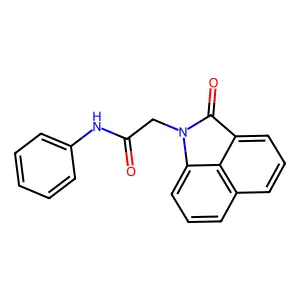 2-(2-oxobenzo[cd]indol-1(2H)-yl)-N-phenylacetamide structure