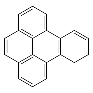 Benzo(e)pyrene, 9,10-dihydro- structure