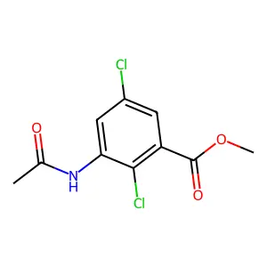 Methyl 3-acetamido-2,5-dichlorobenzoate structure