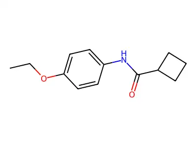 N-(4-ethoxyphenyl)cyclobutanecarboxamide structure