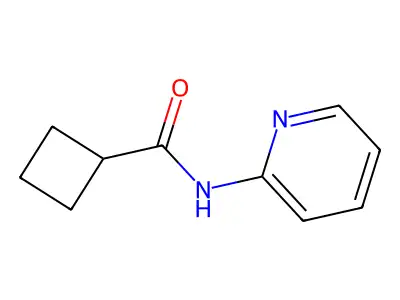 N-pyridin-2-ylcyclobutanecarboxamide structure
