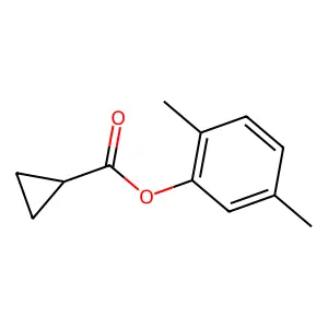 2,5-Dimethylphenyl cyclopropanecarboxylate structure