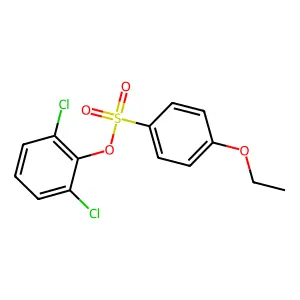 2,6-Dichlorophenyl 4-ethoxybenzenesulfonate structure
