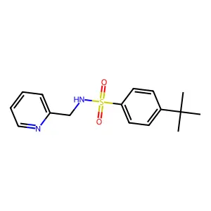 4-tert-Butyl-N-pyridin-2-ylmethyl-benzenesulfonamide structure