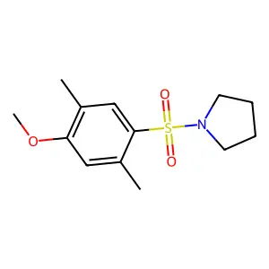 1-(4-Methoxy-2,5-dimethylphenyl)sulfonylpyrrolidine structure