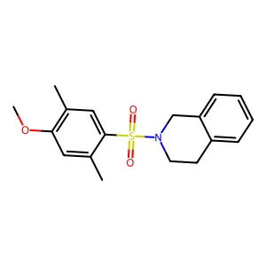 2-((4-Methoxy-2,5-dimethylphenyl)sulfonyl)-1,2,3,4-tetrahydroisoquinoline structure