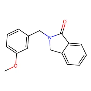 2-(3-Methoxy-benzyl)-2,3-dihydro-isoindol-1-one structure