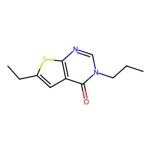 6-ethyl-3-propylthieno[2,3-d]pyrimidin-4(3H)-one structure