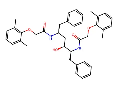 Lopinavir diamide structure