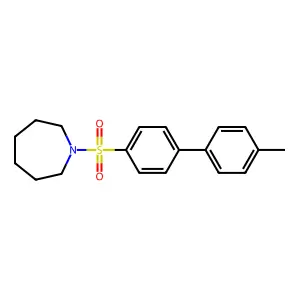 1-[4-(4-Methylphenyl)phenyl]sulfonylazepane structure