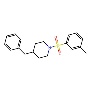 4-Benzyl-1-(m-tolylsulfonyl)piperidine structure