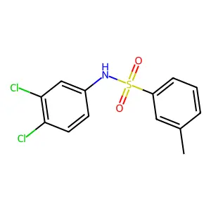 N-(3,4-dichlorophenyl)-3-methylbenzenesulfonamide structure