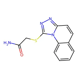 2-([1,2,4]Triazolo[4,3-a]quinolin-1-ylthio)acetamide structure