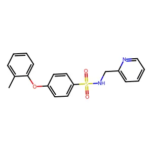 N-(pyridin-2-ylmethyl)-4-(o-tolyloxy)benzenesulfonamide structure