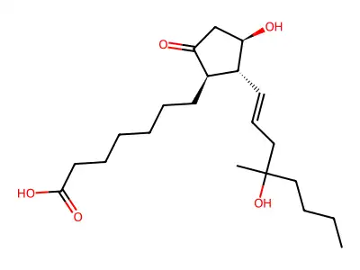 米索前列醇酸 structure