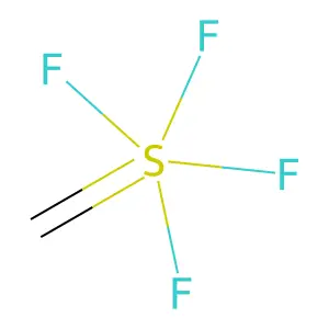 亚甲基四氟化硫 structure
