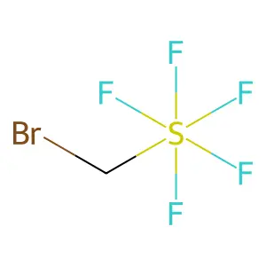 Sulfur, (bromomethyl)pentafluoro-, (OC-6-21)- structure