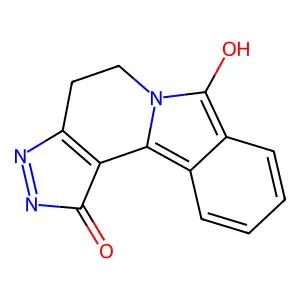 4,5-Dihydro-1H-pyrazolo(4',3':3,4)pyrido(2,1-a)isoindole-1,7(2H)-dione structure