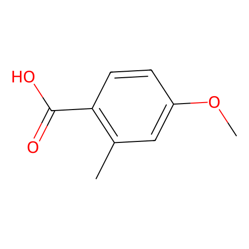 4-Methoxy-2-methylbenzoic acid structure
