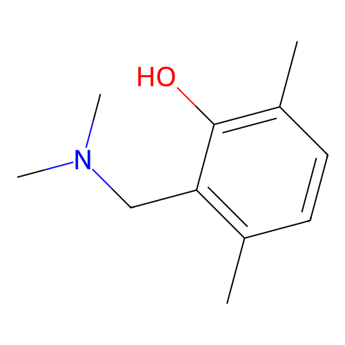 2-[(Dimethylamino)methyl]-3,6-dimethylphenol structure