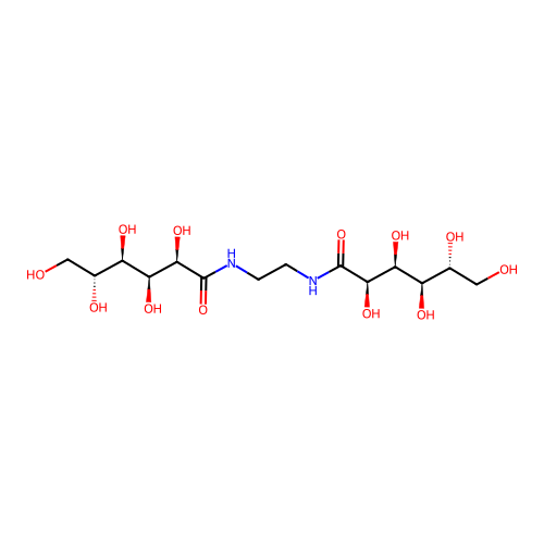 N,N'-Ethylenebis-D-gluconamide structure